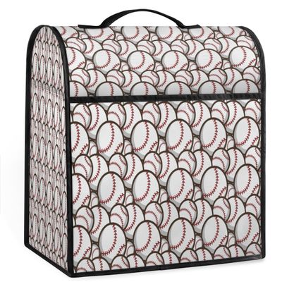 Baseball Cozy Chic Kitchen Aid Mixer Cover Baseball Mixer Covers for Stand Mixer 6-8 Quart Dust-proof Kitchen Mixer Cover Kitchen Aid Mixer Accessories