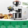 635W Commercial Oil Press Machine Hot/Cold Oil Press Extractor Automatic Constant Thermostat with 0 -300 Stainless Steel Oil Press Expeller for Olive Coconut Canola Sesame Peanut Grinder view 2