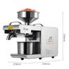 635W Commercial Oil Press Machine Hot/Cold Oil Press Extractor Automatic Constant Thermostat with 0 -300 Stainless Steel Oil Press Expeller for Olive Coconut Canola Sesame Peanut Grinder view 3