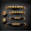 antique brass cabinet drawer handles, Cabinet Drawer Pure Copper Door Handle and Knobs Wardrobe Retro Door Handles Bedroom Bar Cabinet Handle Black Copper Handle Brass Made Handles 2 Pieces Two Colors view 3