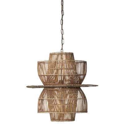 Humbolt Rattan and Bamboo Brown Rustic