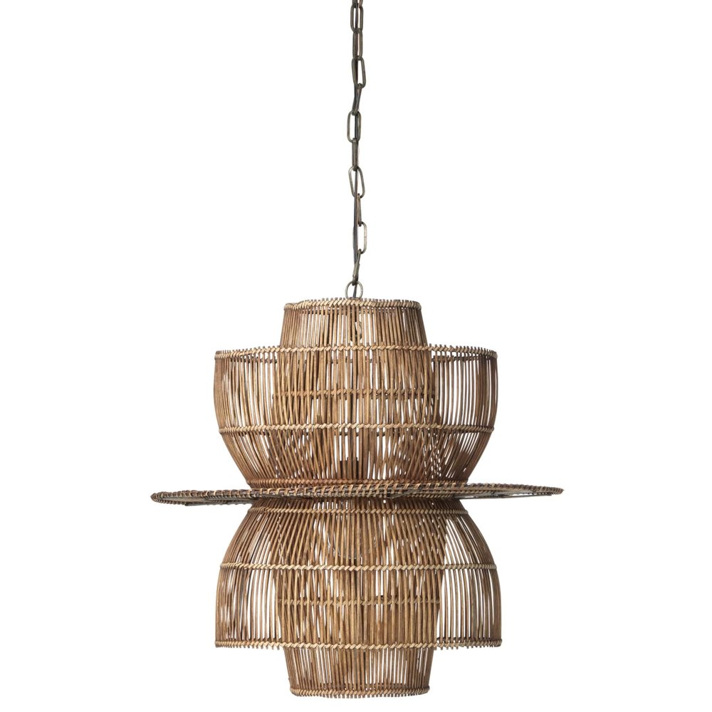 Humbolt Rattan and Bamboo Brown Rustic