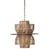 Humbolt Rattan and Bamboo Brown Rustic view 1