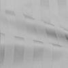 Duvet Cover 100% Egyptian Cotton Luxurious 600 Thread Count - Oversize 132x120- All Season Comfort - Hotel Quality Softness - Zipper Closure & Corner Ties - Light Grey Stripe view 4