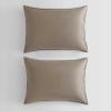 Calvin Klein - King Duvet Cover Set, Organic Cotton Sateen Bedding, Luxuriously Soft Home Decor, GOTS Certified (Organic Earth Mocha Brown, King) view 3