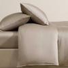 Calvin Klein - King Duvet Cover Set, Organic Cotton Sateen Bedding, Luxuriously Soft Home Decor, GOTS Certified (Organic Earth Mocha Brown, King) view 4