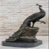Milo Peacock Bronze Statue Handcrafted Lost Wax Method Feng Shui Collectible Art Decorative Gift Decor Artwork by Think Bronze view 4