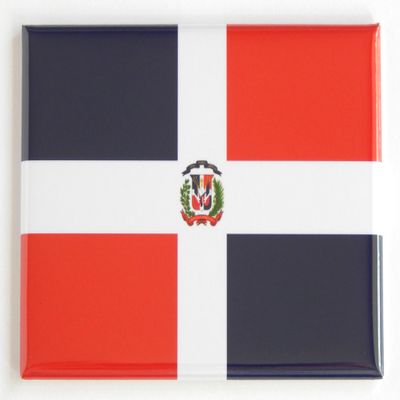 Flag of Dominican Republic Fridge Magnet (1.75 x 2.75 inches)