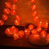 Dreamworth Red Lantern String Lights 33ft/10m 100 LEDs Hanging Lanterns Plug-in String Lights with Remote Control for Chinese New Year,Spring Festival,Wedding,Party Decoration,Christmas view 3