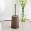 llcr Toilet Brush Set Plastic Toilet Brush Toilet with Base Toilet Silicone Long Handle Cleaning Brush view 1