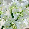 Artificial Flowers Silk Bougainvillea Branches Faux Artificial Bougainvillea Floral Stems Long Plant Branches 45" for Wedding Centerpieces, Table Runner, Home Decoration (White - Pack of 4pcs) view 3