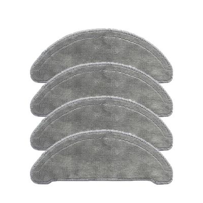 YAXRO Washable Mop Rags Spare Parts, Compatible for Xiaomi Roidmi EVE Plus Robotic Vacuum Cleaner Mop Cloth Accessories Replacement (Color : 4 Roller Brushes)