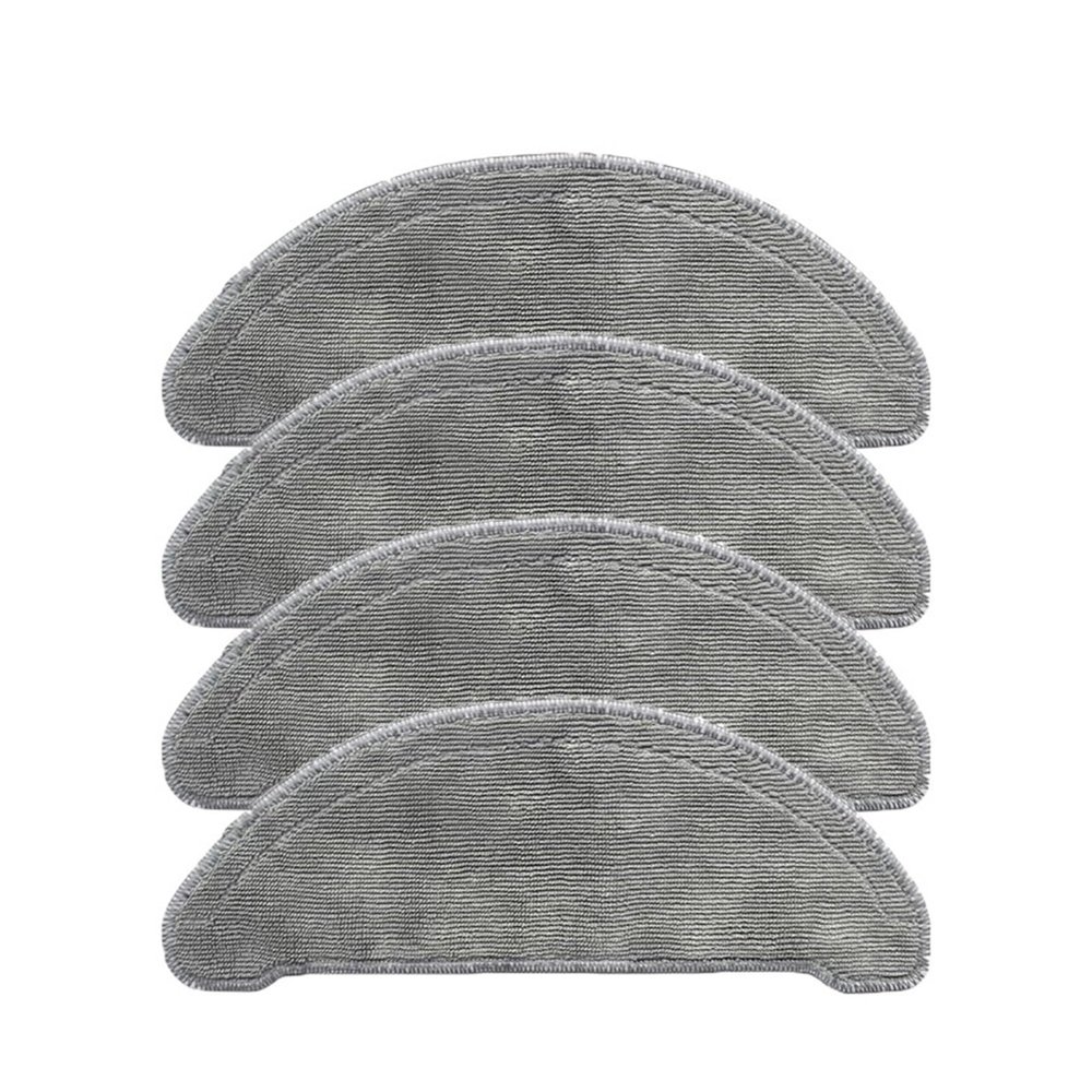 YAXRO Washable Mop Rags Spare Parts, Compatible for Xiaomi Roidmi EVE Plus Robotic Vacuum Cleaner Mop Cloth Accessories Replacement (Color : 4 Roller Brushes)