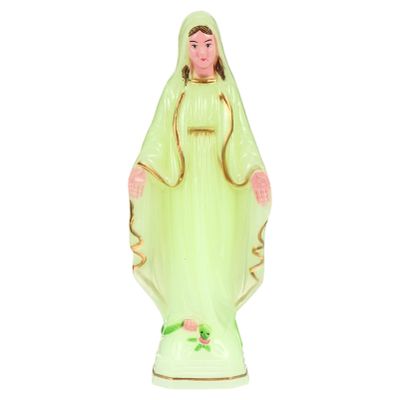 PRETYZOOM 2pcs Religious Style Craft Decoration Desktop Adornment Church Blessed Virgin Figurine Catholic Tabletop Decor Sculpture Home Office