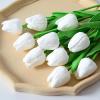 exnox Mini Tulip Artificial Flower Fake Flower Home Wedding Decoration Feel Artificial Flower Plastic Flower view 2