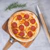 Acacia Wood Pizza Peel & Wooden Paddle Set  Folding Handle Pizza Board with 18 Turning Fork, Pizza Oven Tools & Accessories for Homemade Pizza, Bread & Baking, Gifts for Pizza Lovers view 2