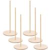 Abaodam 8 Pcs Donut Tower Bagel Holder Stand Onion Ring Holder Treat Stands for Party Wood Bar Wooden Decorations Baby view 1