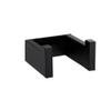 Black Bathroom Accessories Set Hardware Kit Wall Mount Hand Towel Hanger Holder Toilet Roll Paper Rack Robe Hook Rail,Hook view 1