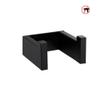 Black Bathroom Accessories Set Hardware Kit Wall Mount Hand Towel Hanger Holder Toilet Roll Paper Rack Robe Hook Rail,Hook view 2
