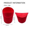 Fglmctsh The Original Microwave Popcorn Popper, Silicone Popcorn Maker Collapsible Bowl BPA -Free, Hot Air Popcorn Maker, No Oil Required (Red, 1) view 2