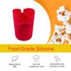 Fglmctsh The Original Microwave Popcorn Popper, Silicone Popcorn Maker Collapsible Bowl BPA -Free, Hot Air Popcorn Maker, No Oil Required (Red, 1) view 4