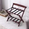 Scpantkend Hotel Solid Wood Folding Luggage Rack,Room Luggage Holder,Travel Break Folding Stool view 1