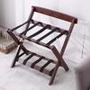 Scpantkend Hotel Solid Wood Folding Luggage Rack,Room Luggage Holder,Travel Break Folding Stool view 3