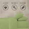 100% Egyptian Cotton Sage Sheets Set King Size, 1000 Thread Count King Sheets Set 4 Piece Sets, Luxury Hotel Quality Bed Sheets King, 18 Inch Deep Pocket Soft Cooling Bedding Sheets Sets King view 3