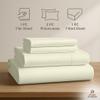 100% Egyptian Cotton Ivory Sheets Set Twin XL Size, 1000 Thread Count Twin XL Sheets Set 4Pc Sets, Luxury Hotel Quality Bed Sheets Twin XL, 18 Inch Deep Pocket Soft Cooling Bedding Sheets Set Twin XL view 2
