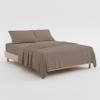 100% Egyptian Cotton Taupe Sheets Set California King Size, 1000 Thread Count Sheets Set 4Pc Set, Luxury Hotel Quality Bed Sheets California King, 18 Inch Deep Pocket Soft Cooling Sheets Set view 1