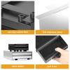 Coffee Knock Box - Stainless Steel Coffee Grind Knock Box Drawer - Thickened Design - Coffee Residue Powder & Ground Knock Container - For Home & Shop(white) view 4