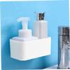 ARTIBETTER 4pcs Wall Mounted Storage Organizer Bins Adhesive Floating Storage Boxes for Remote Control Toothbrush Cosmetics and Personal Care Products view 4