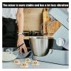 10Pcs Mixer Foot Bottom Pad Stand Attachment Replacement Mixer Accessories Compatible for Kitchenaid Mixer 9709707 view 2