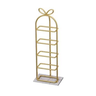 HEXEH Shoe Rack 5-Tier Shoe Rack, Metal Plant Stand Shoe Storage Rack, mini Vertical Children's Shoe Shelf, Space Saving, Ideal for Entrance Living Room Bedroom Shoe Storage Cabinet (Color : A)