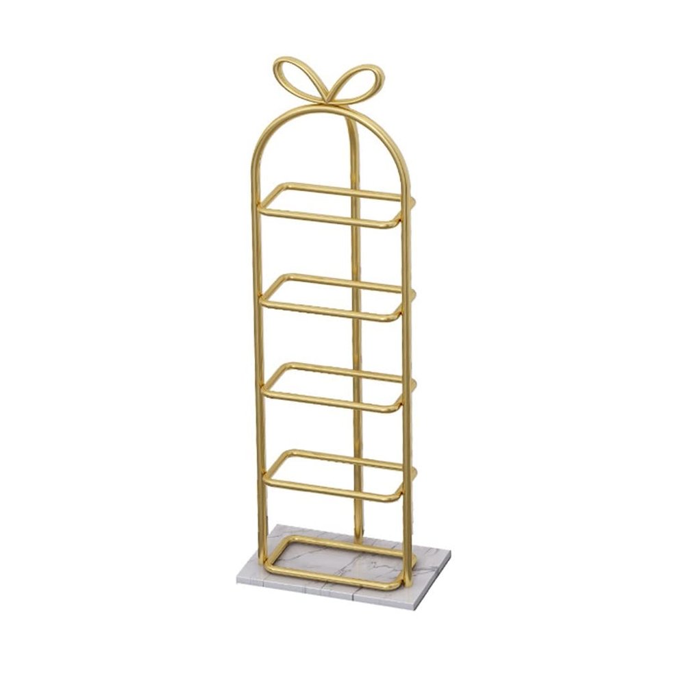 HEXEH Shoe Rack 5-Tier Shoe Rack, Metal Plant Stand Shoe Storage Rack, mini Vertical Children's Shoe Shelf, Space Saving, Ideal for Entrance Living Room Bedroom Shoe Storage Cabinet (Color : A)