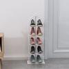 HEXEH Shoe Rack 5-Tier Shoe Rack, Metal Plant Stand Shoe Storage Rack, mini Vertical Children's Shoe Shelf, Space Saving, Ideal for Entrance Living Room Bedroom Shoe Storage Cabinet (Color : A) view 4