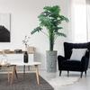 Artificial Tree in Geometric Pattern Planter, Fake Philodendron Tree Silk Tree for Indoor and Outdoor Home Decoration - 70" Overall Tall (Plant Pot Plus Tree) view 1