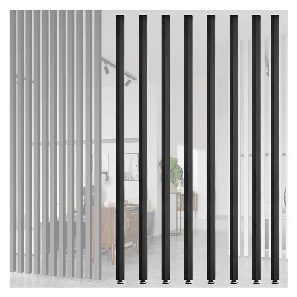JLXJYS Square Room Partition Post WoodPrivacy Screens Home Living Room Entryway Solid Wood Room Divider PostModern Standing Partition Column (Size : 190cm/6.2ft)