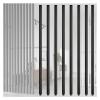 JLXJYS Square Room Partition Post WoodPrivacy Screens Home Living Room Entryway Solid Wood Room Divider PostModern Standing Partition Column (Size : 190cm/6.2ft) view 1
