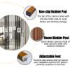 JLXJYS Square Room Partition Post WoodPrivacy Screens Home Living Room Entryway Solid Wood Room Divider PostModern Standing Partition Column (Size : 190cm/6.2ft) view 4