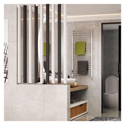 7ft Tall Room Screen Divider Column, Hom Office Wood Privacy Room Partition Post/ Room Separation Pole Kit with Height Adjustable Base, Can Be Customized White ( Color : 1pcs , Size : 220cm/7.2ft )