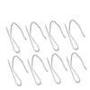 DOITOOL Curtain Clips Hook 100 Pcs Metal Hooks for Window/Door Curtains Rustproof view 1