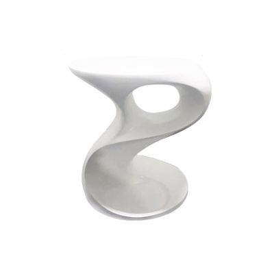 Coffee End Table 19.6" Height Side Table, End Table for Living Room, Bedside, Modern Coffee Table Accent Table for Small Spaces, Nightstand Corner Table Home Furniture Side Table ( Color : White )