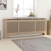 GOLINPEILO Brown Radiator Cover MDF Heating Radiator Cabinet Living Room Furniture Decor, Brown/Cross Style, 80.7"x8.1"x32.1" view 1
