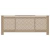 GOLINPEILO Brown Radiator Cover MDF Heating Radiator Cabinet Living Room Furniture Decor, Brown/Cross Style, 80.7"x8.1"x32.1" view 4