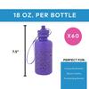 Water Bottles Smile Face Neon Plastic Bulk 60 Ct view 2