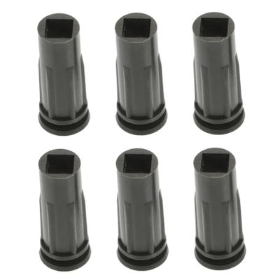 NOLITOY 6pcs Xmas Tree Holders Black Plastic Stands for Artificial Christmas Trees Stable Support Base for Festive Decorations Easy Setup Accessory