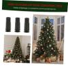 NOLITOY 6pcs Xmas Tree Holders Black Plastic Stands for Artificial Christmas Trees Stable Support Base for Festive Decorations Easy Setup Accessory view 2