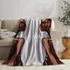 African American Women Blanket 40" x 50" Tribal Ethnic Afro Lady Super Soft Bedding Fleece Throw Blanket Microfiber Flannel Blankets Couch Sofa Warm Lightweight for Boys Girls view 3