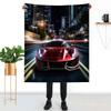 Sports Car Blanket 40" x 50" Racing Sports Vehicles Speed Extreme 3D Red Super Soft Bedding Fleece Throw Blanket Microfiber Flannel Blankets Couch Sofa Warm Lightweight for Boys Girls view 2